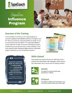 PARTICIPANT Influence Course Marketing Doc