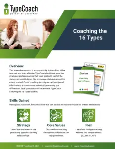 Coaching des 16 types