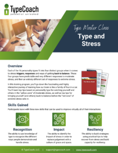 Type and Stress Brochure