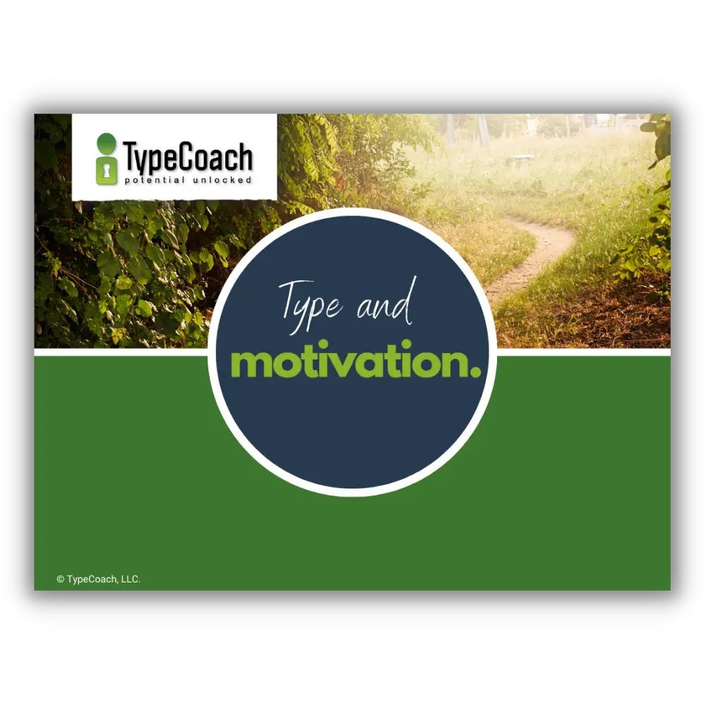 Type Master Classes -Type et motivation