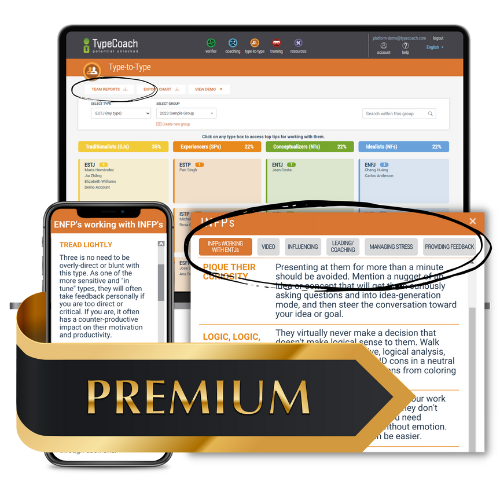 Herramienta TypeCoach Premium Tipo a Tipo