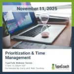 TypeTalk Prioritization and Time Management