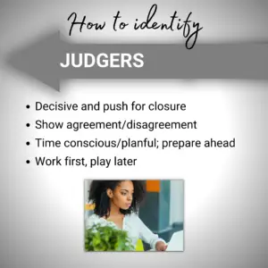 How to identify judgers